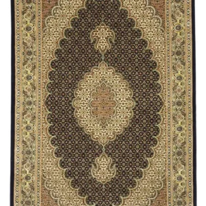 Persisk teppe - Tabriz - Royal - Halskjede av silke - 160 x 98 cm - mørk beige