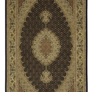 Persisk teppe - Tabriz - Royal - Halskjede av silke - 159 x 98 cm - mørk beige