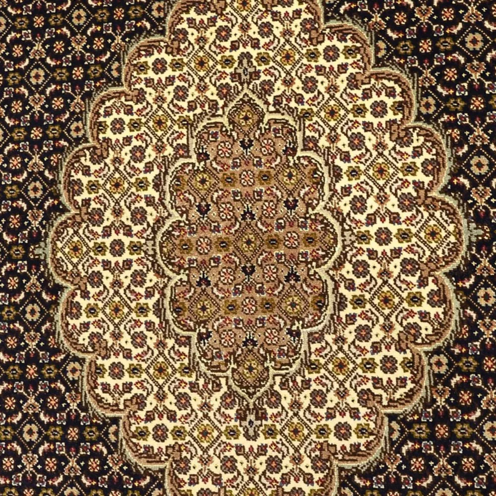 Persisk teppe - Tabriz - Royal - Halskjede av silke - 160 x 98 cm - mørk beige