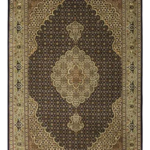 Persisk teppe - Tabriz - Royal - Halskjede av silke - 149 x 100 cm - mørk beige