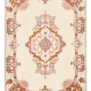 Persisk teppe - Tabriz - Royal - 90 x 60 cm - krem