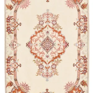 Persisk teppe - Tabriz - Royal - 90 x 60 cm - krem