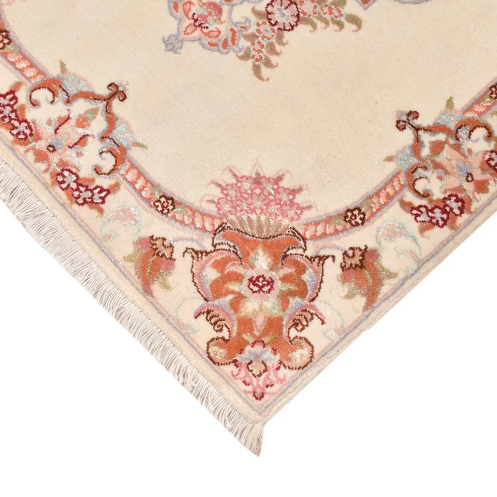 Persisk teppe - Tabriz - Royal - 90 x 60 cm - krem