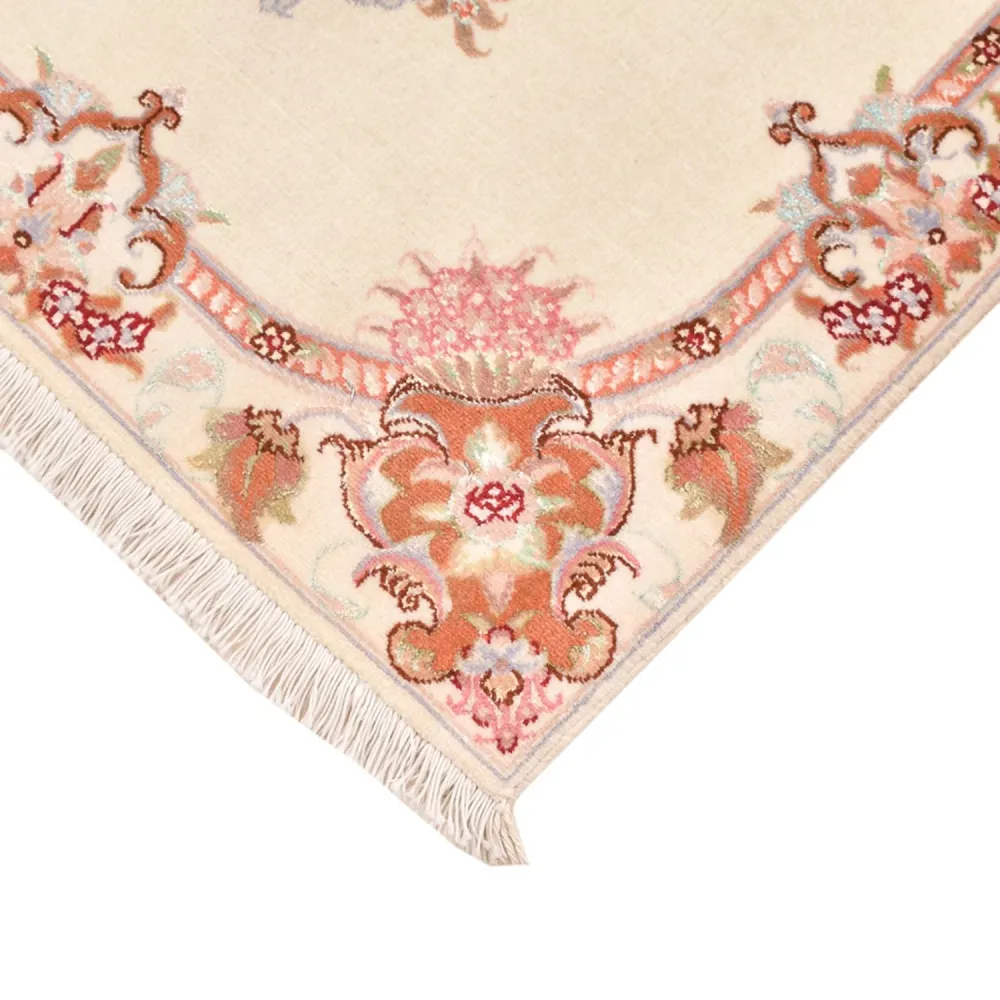 Persisk teppe - Tabriz - Royal - 90 x 60 cm - krem