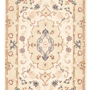 Persisk teppe - Tabriz - Royal - 90 x 60 cm - lys beige