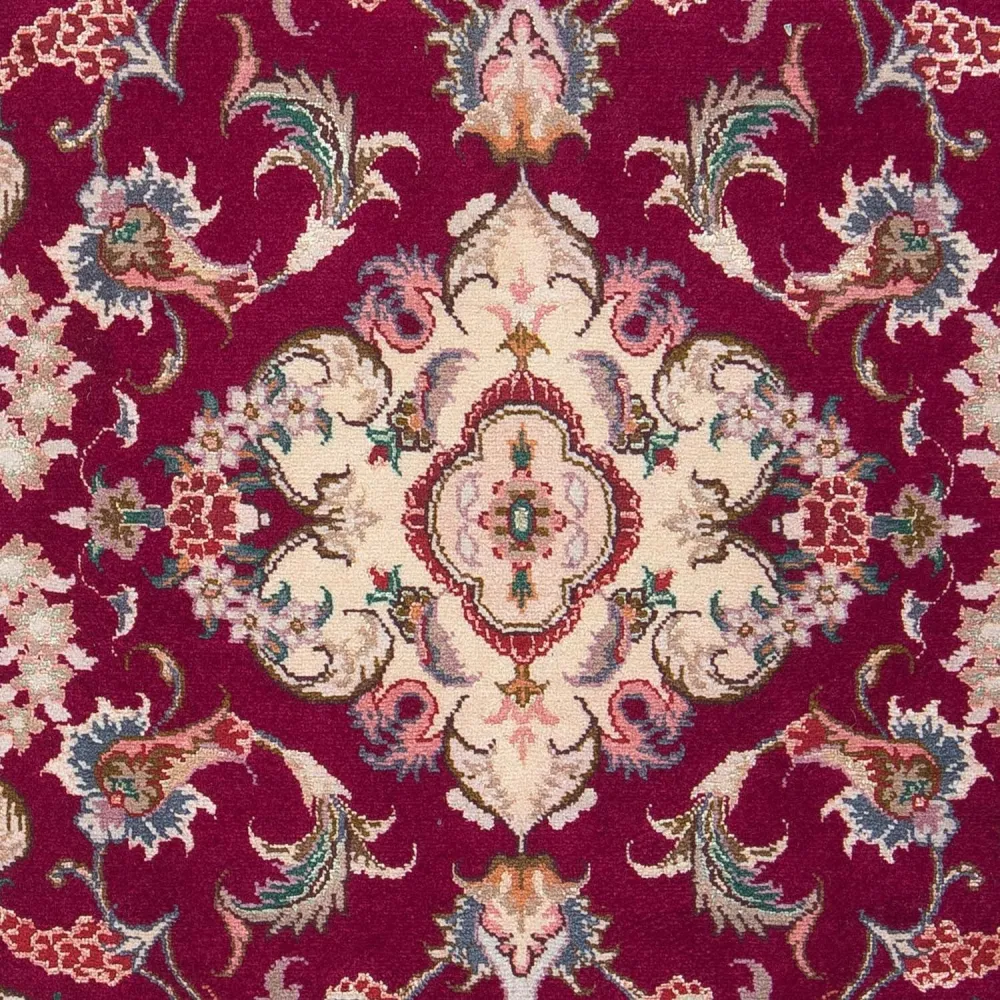 Persisk teppe - Tabriz - Royal - 90 x 60 cm - mørk rød