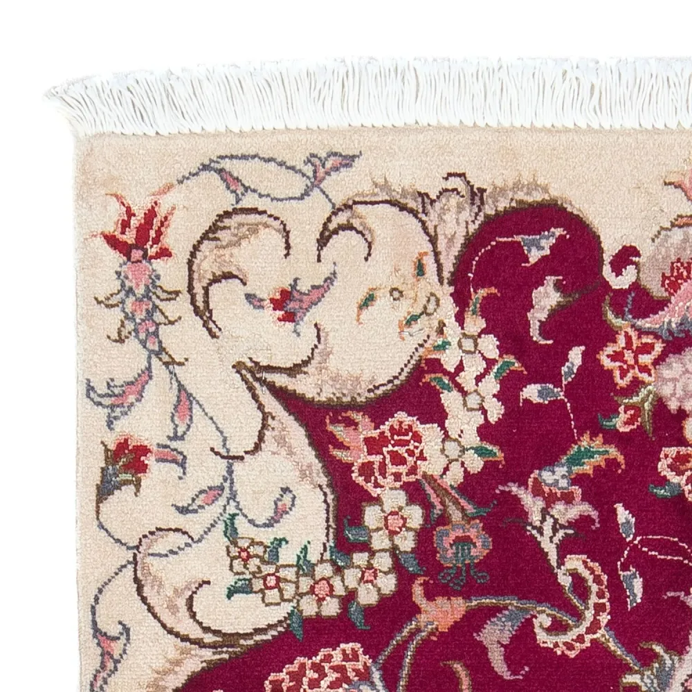 Persisk teppe - Tabriz - Royal - 90 x 60 cm - mørk rød