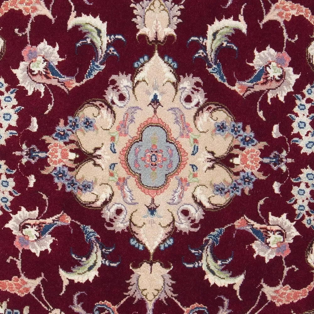 Persisk teppe - Tabriz - Royal - 90 x 60 cm - mørk rød