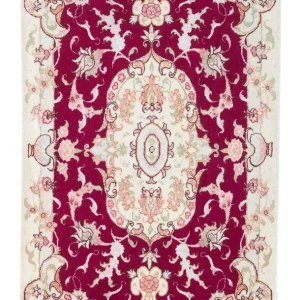 Persisk teppe - Tabriz - Royal - 98 x 58 cm - mørk rød