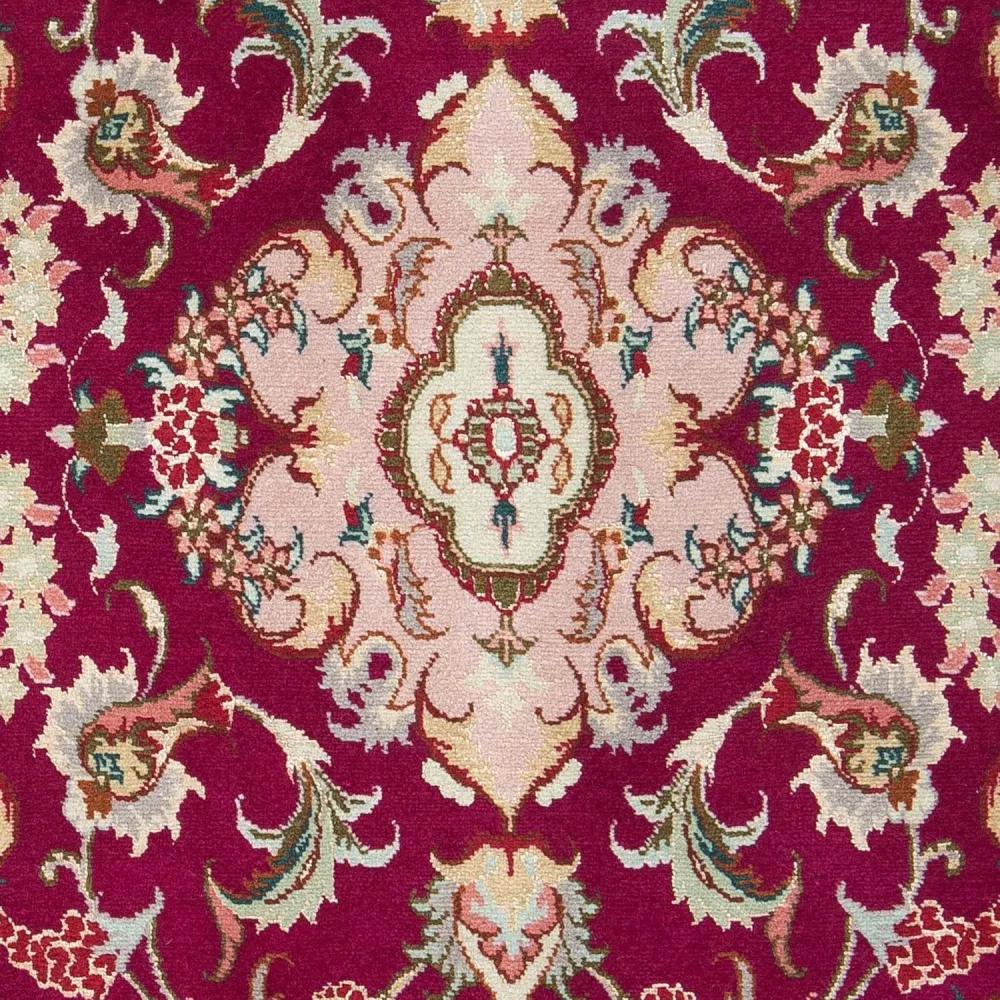 Persisk teppe - Tabriz - Royal - 90 x 60 cm - mørk rød