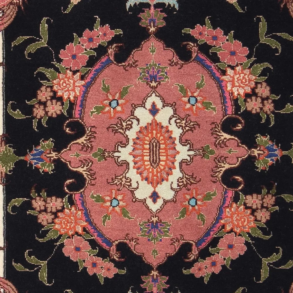 Persisk teppe - Tabriz - Royal - 90 x 60 cm - mørkeblå