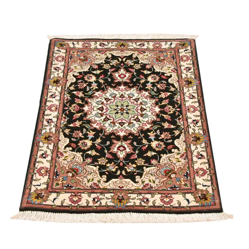 Persisk teppe - Tabriz - Royal - 90 x 60 cm - mørkeblå