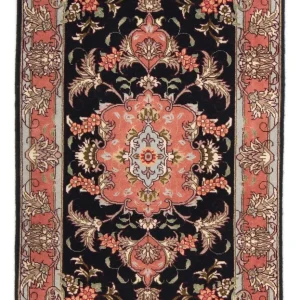 Persisk teppe - Tabriz - Royal - 90 x 60 cm - mørkeblå