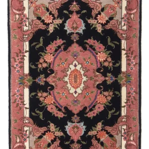 Persisk teppe - Tabriz - Royal - 90 x 60 cm - mørkeblå