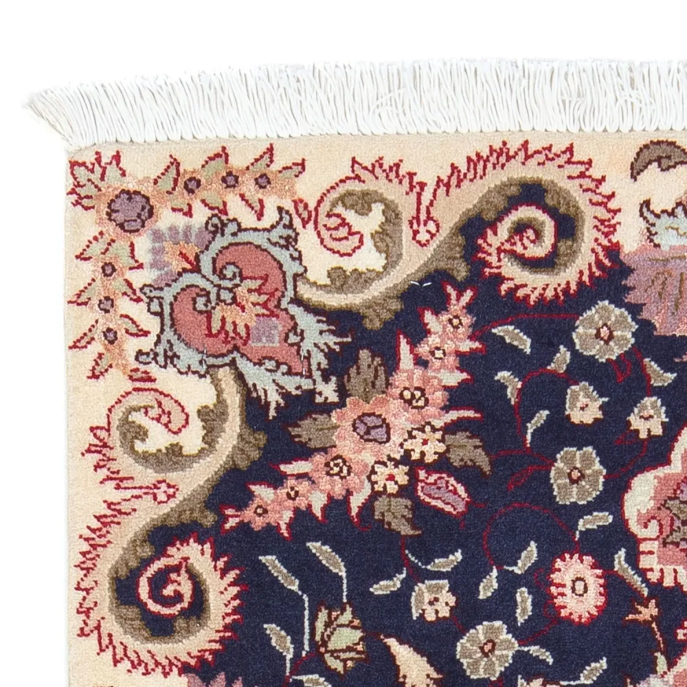 Persisk teppe - Tabriz - Royal - 90 x 60 cm - mørkeblå