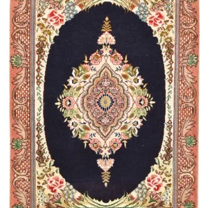 Persisk teppe - Tabriz - Royal - 90 x 60 cm - mørkeblå