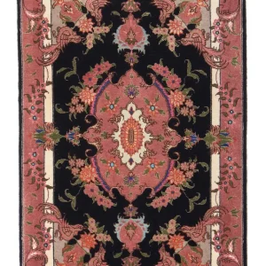 Persisk teppe - Tabriz - Royal - 90 x 60 cm - mørkeblå