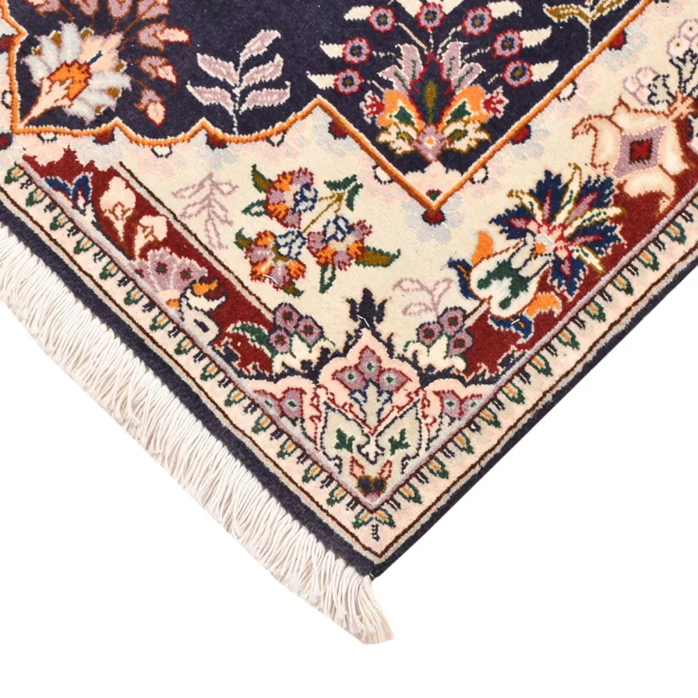 Persisk teppe - Tabriz - Royal - 90 x 60 cm - mørkeblå