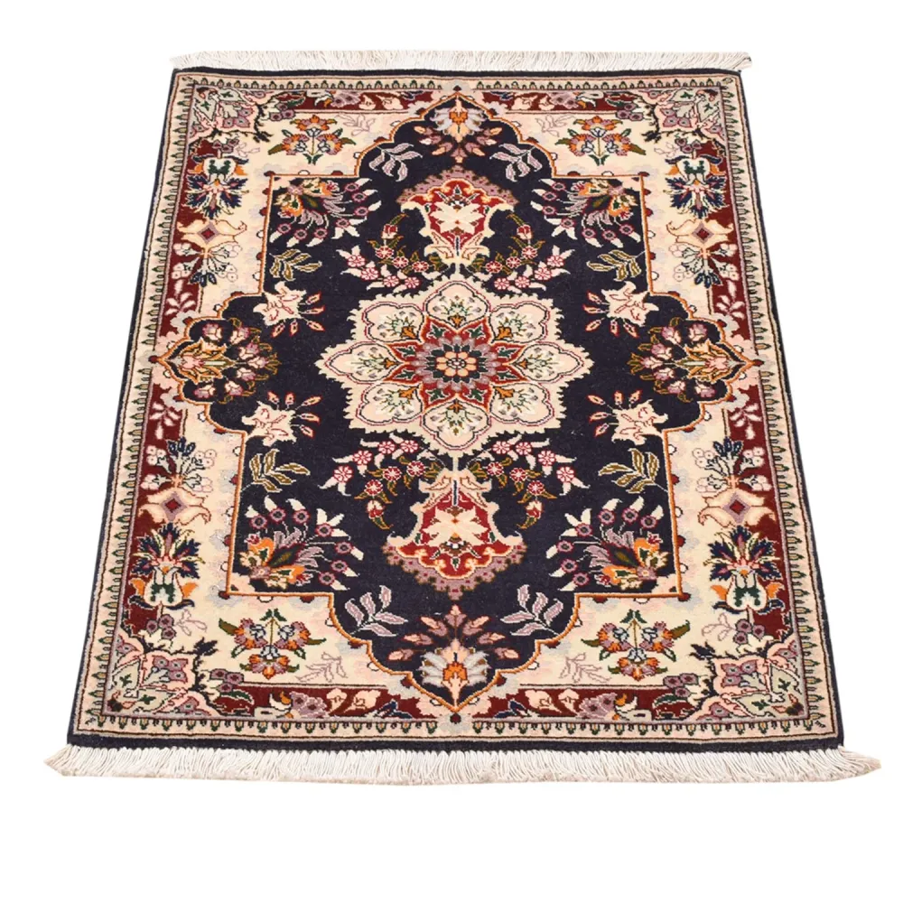 Persisk teppe - Tabriz - Royal - 90 x 60 cm - mørkeblå