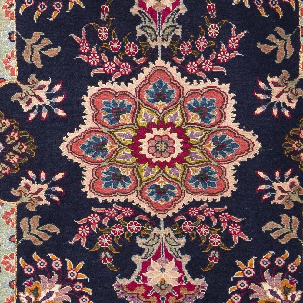 Persisk teppe - Tabriz - Royal - 90 x 60 cm - mørkeblå