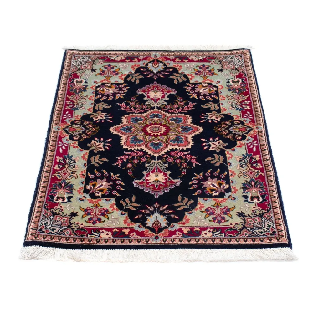 Persisk teppe - Tabriz - Royal - 90 x 60 cm - mørkeblå