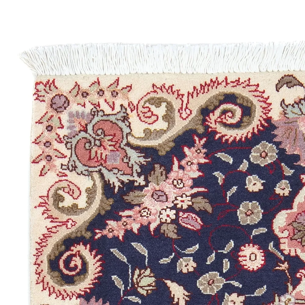 Persisk teppe - Tabriz - Royal - 90 x 60 cm - mørkeblå