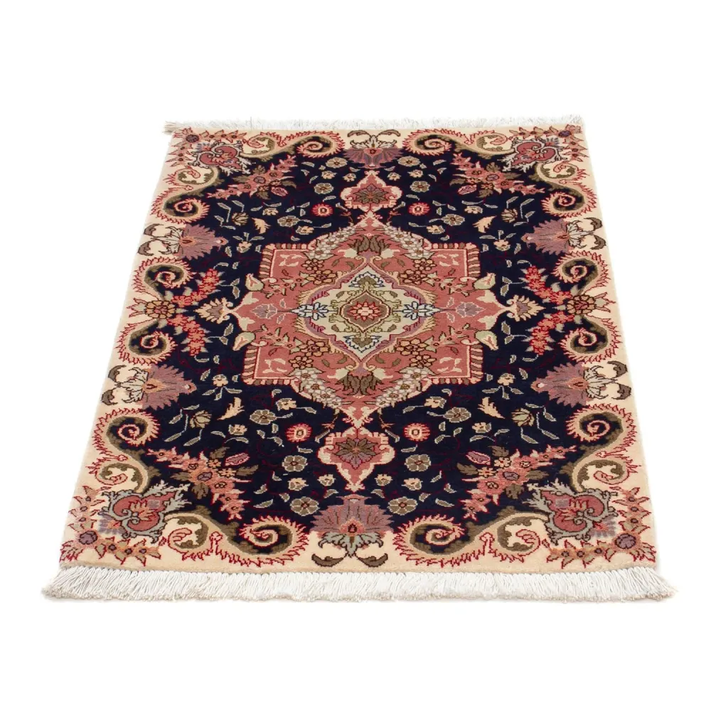 Persisk teppe - Tabriz - Royal - 90 x 60 cm - mørkeblå