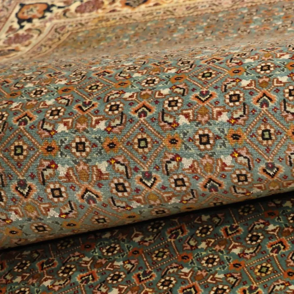 Persisk teppe - Tabriz - Royal - Royal - 145 x 101 cm - olivengrønn