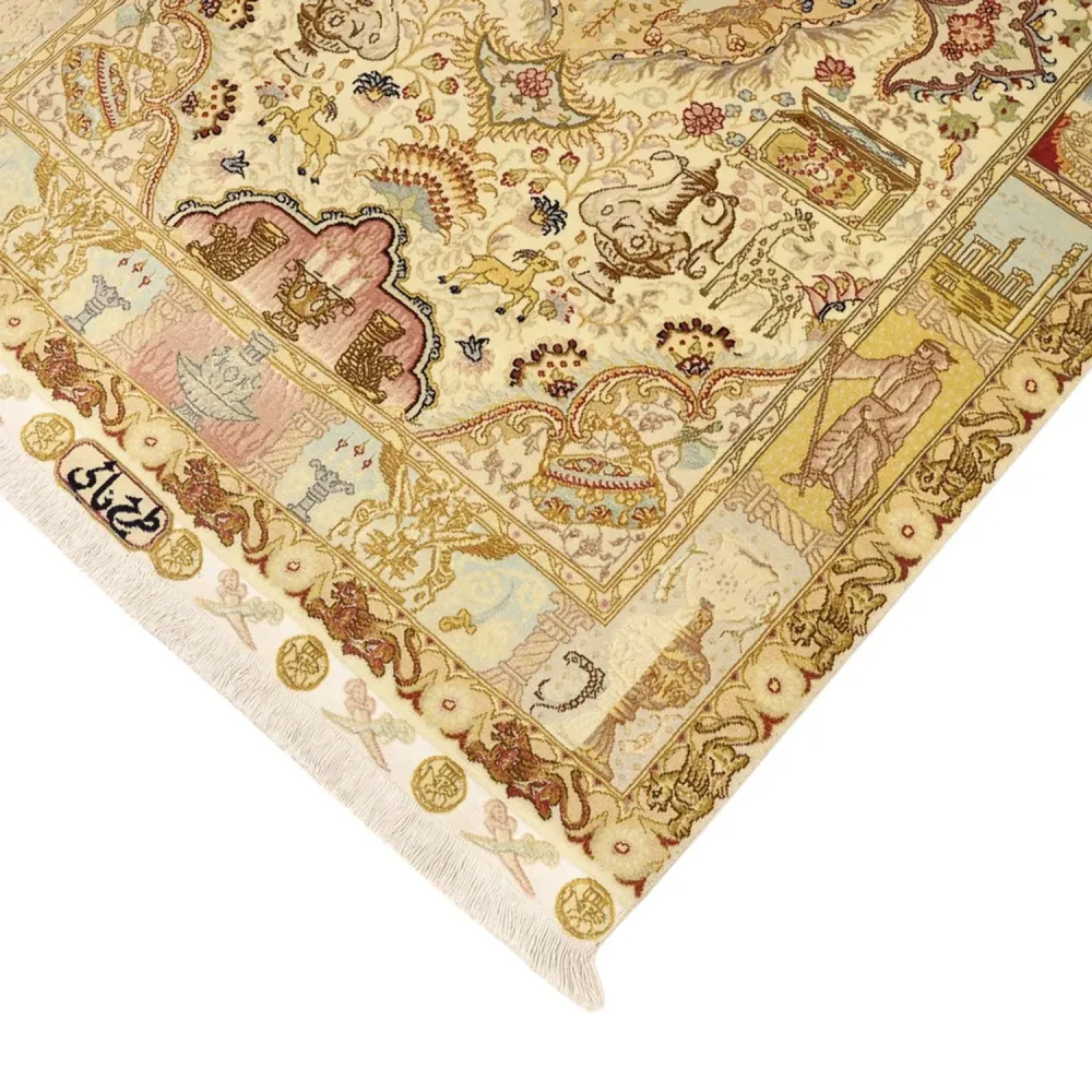 Persisk teppe - Tabriz - Royal - Royal - 160 x 102 cm - sand