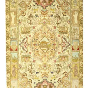 Persisk teppe - Tabriz - Royal - Royal - 160 x 102 cm - sand
