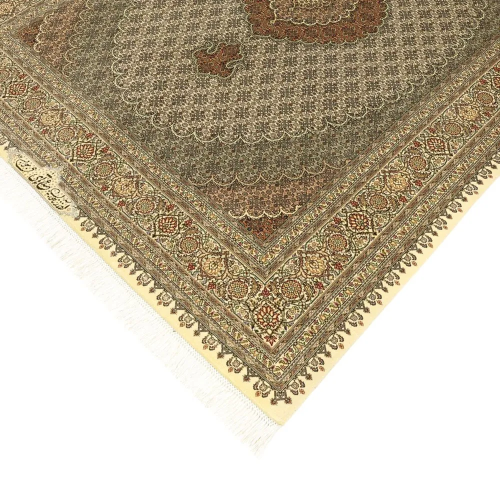 Persisk teppe - Tabriz - Royal - Royal - 197 x 154 cm - mørk beige