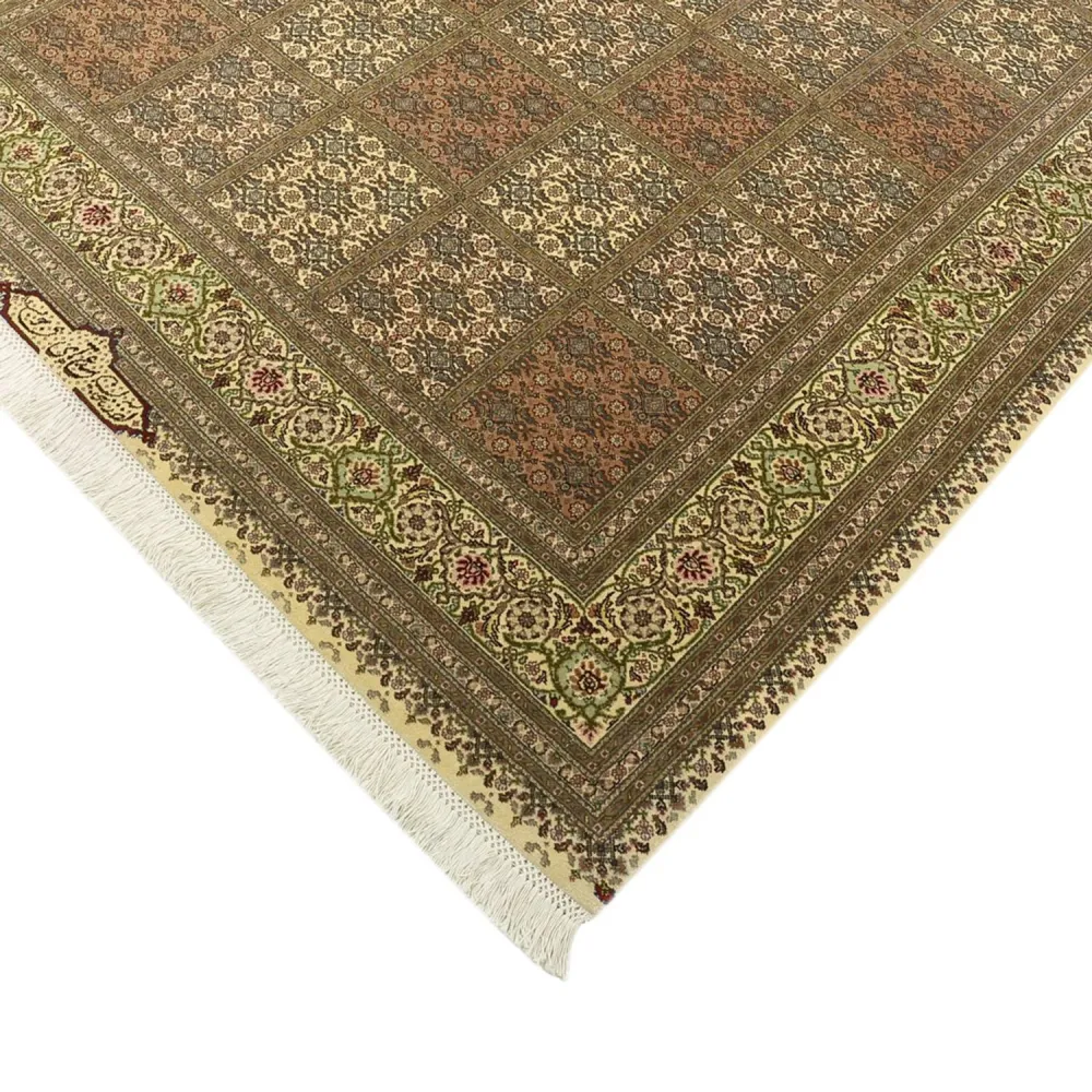 Persisk teppe - Tabriz - Royal - Royal - 207 x 152 cm - mørk beige