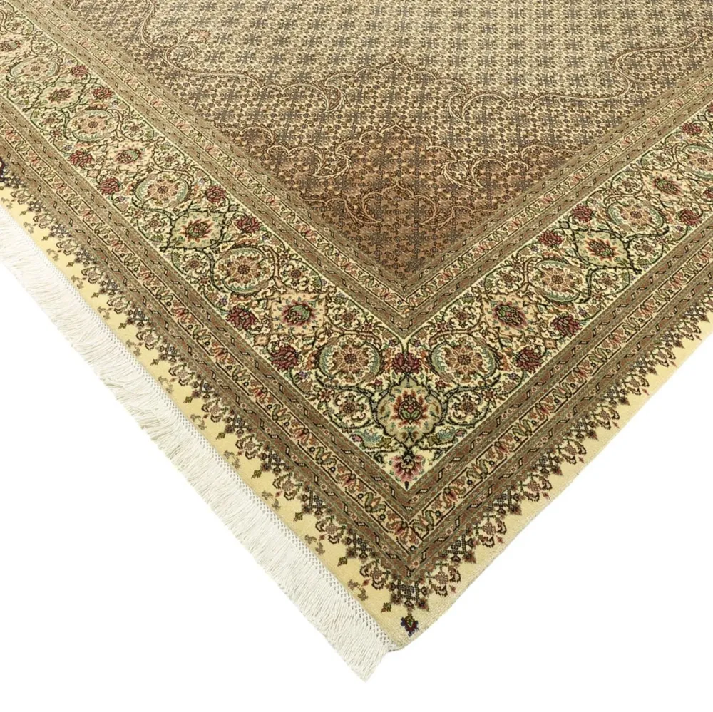 Persisk teppe - Tabriz - Royal - Royal - 303 x 203 cm - mørk beige