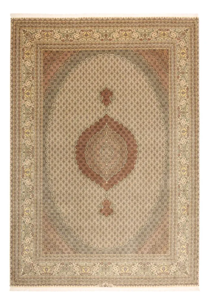 Persisk teppe - Tabriz - Royal - Royal - 348 x 248 cm - lys beige