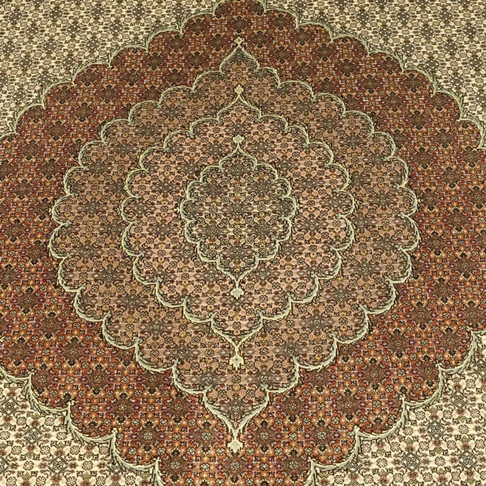 Persisk teppe - Tabriz - Royal - Royal - 348 x 248 cm - lys beige
