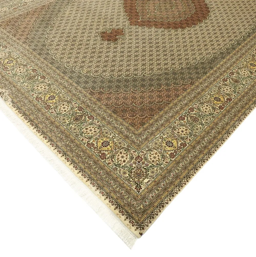 Persisk teppe - Tabriz - Royal - Royal - 348 x 248 cm - lys beige