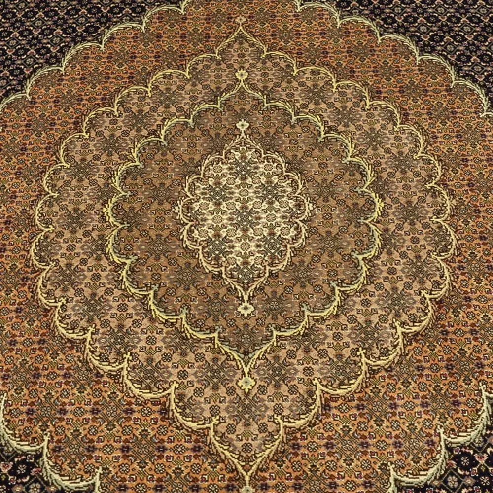 Persisk teppe - Tabriz - Royal - Royal - 350 x 249 cm - mørk brun