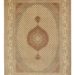 Persisk teppe - Tabriz - Royal - Royal - 351 x 250 cm - mørk beige