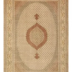 Persisk teppe - Tabriz - Royal - Royal - 357 x 248 cm - lys beige