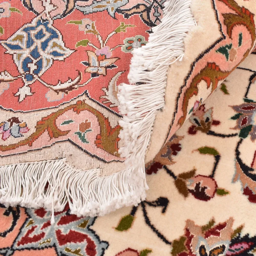Persisk teppe - Tabriz - Royal rundt - 200 x 200 cm - flerfarget