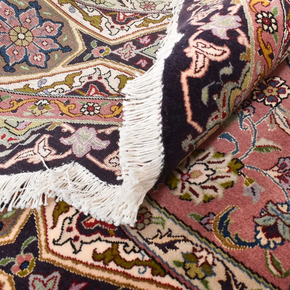 Persisk teppe - Tabriz - Royal rundt - 250 x 250 cm - flerfarget