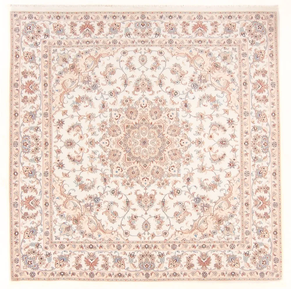 Persisk teppe - Tabriz - Royal square - 205 x 200 cm - krem