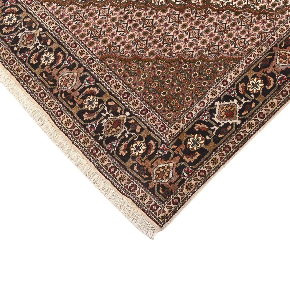 Persisk teppe - Tabriz - Royal square - 206 x 202 cm - lysebrun