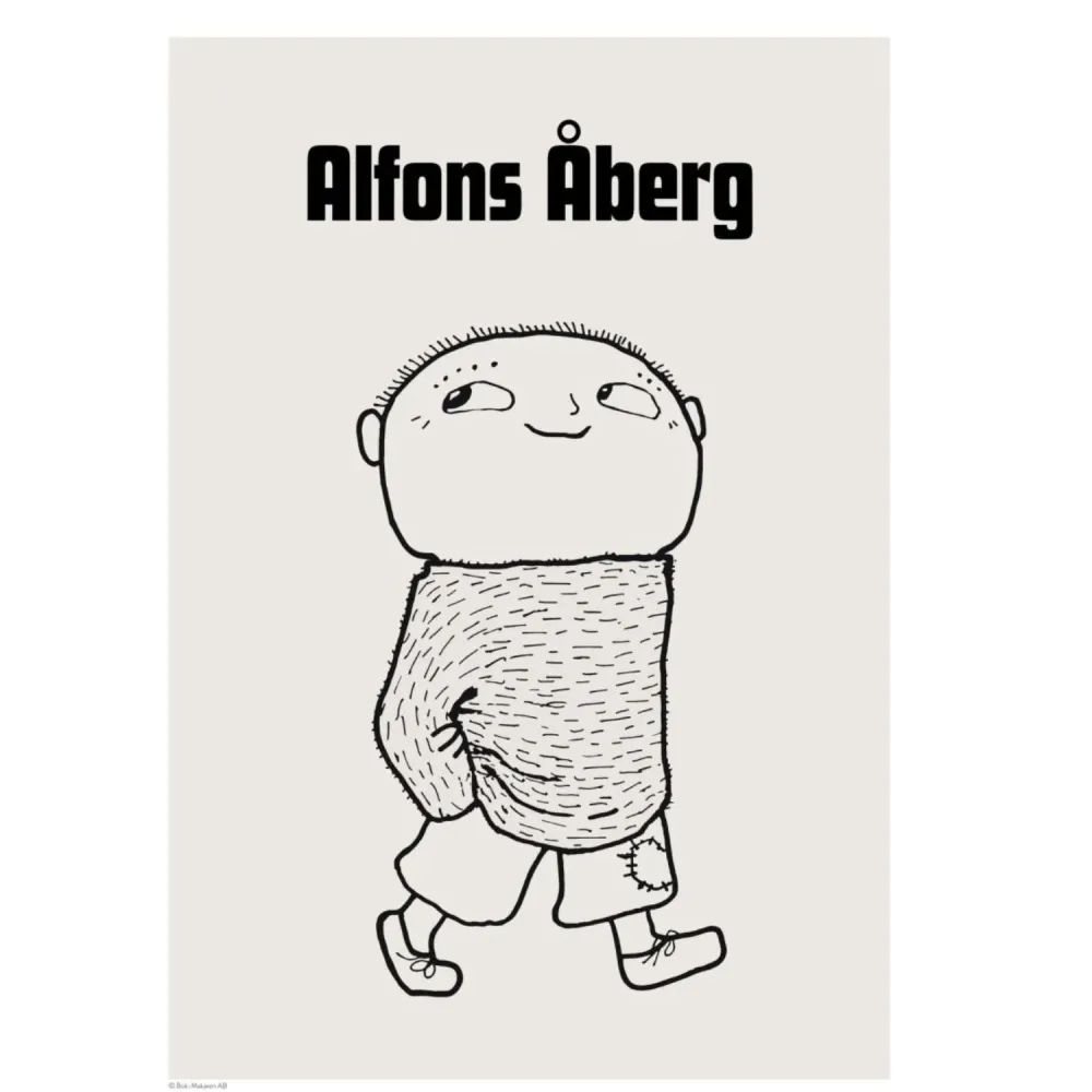 Poster & Frame Alfons Åberg - Alfons Åberg - Hænder I Lommen