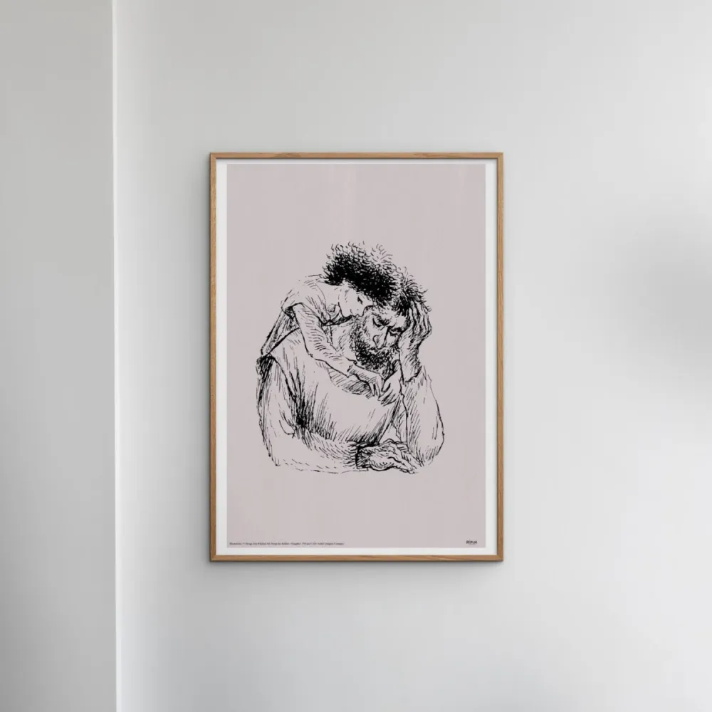Poster & Frame Astrid Lindgren - Dad - Ronja Robbers Daughter