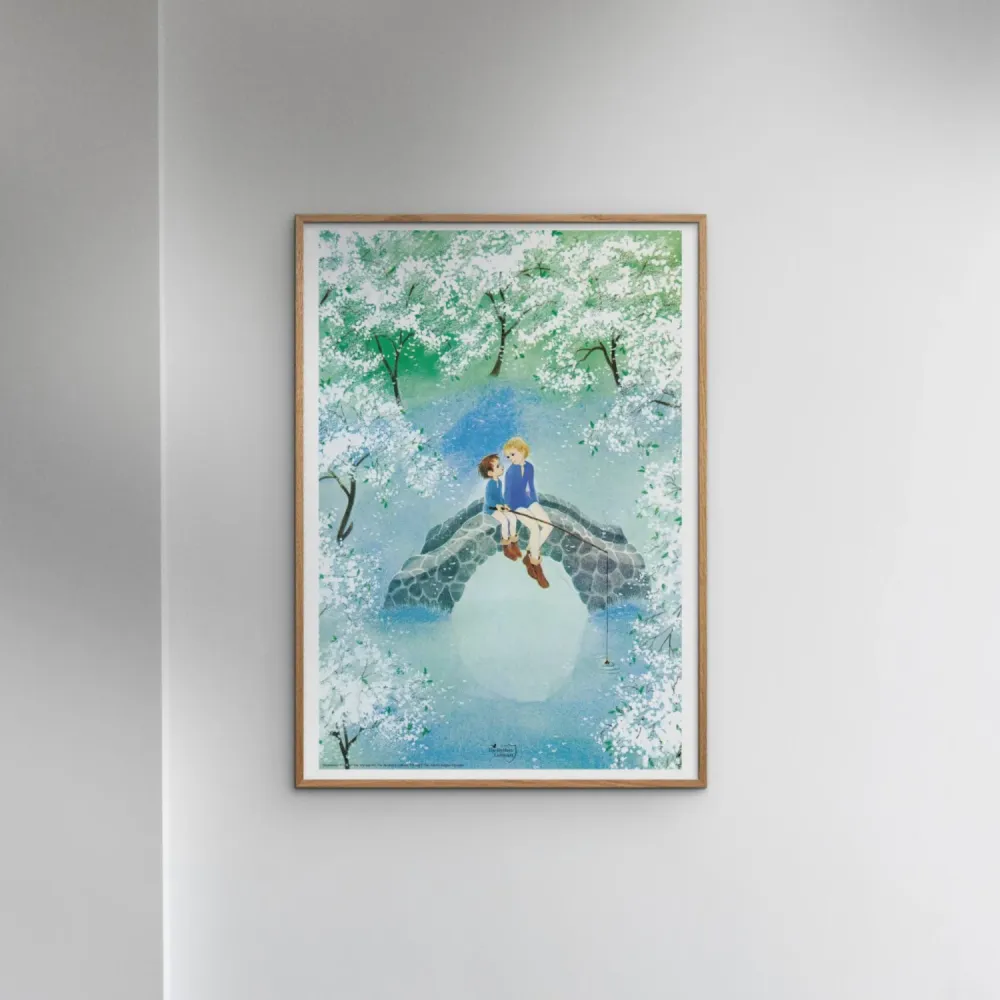 Poster & Frame Astrid Lindgren - Fishing - Borthers Lionheart