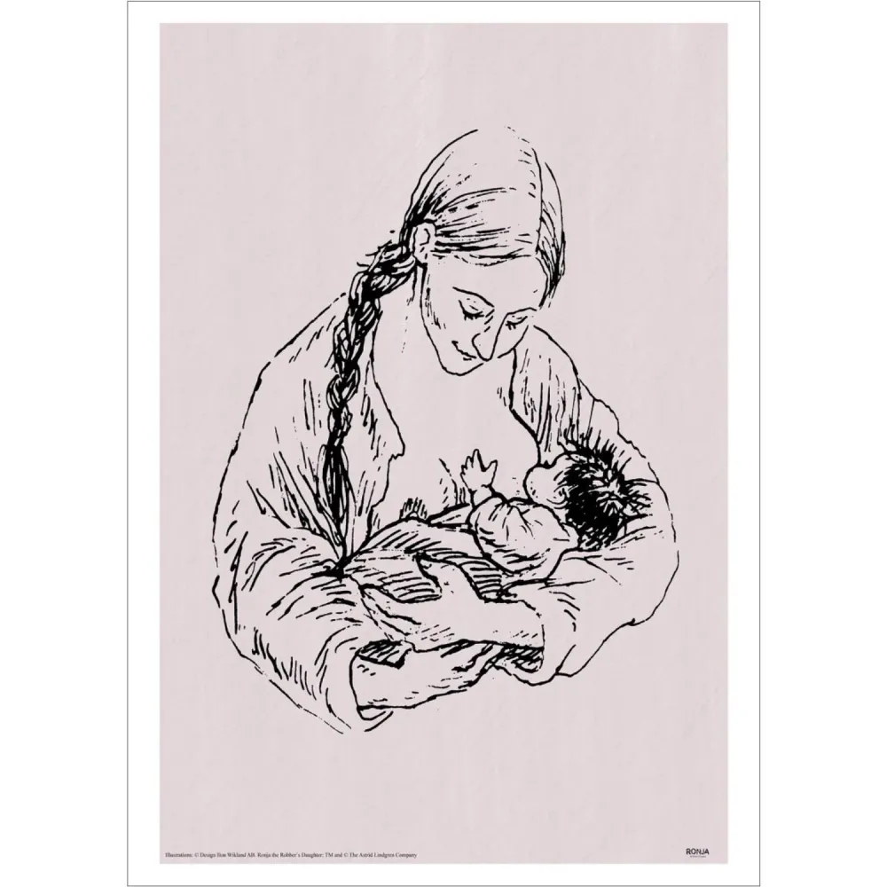 Poster & Frame Astrid Lindgren - Mom - Ronja Robbers Daughter