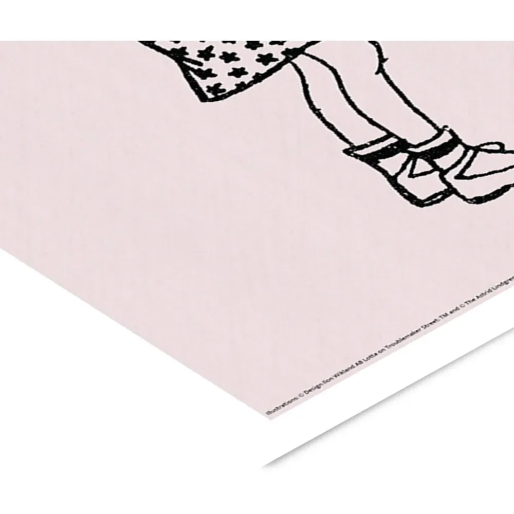 Poster & Frame Astrid Lindgren - Pig Snout - Lotta