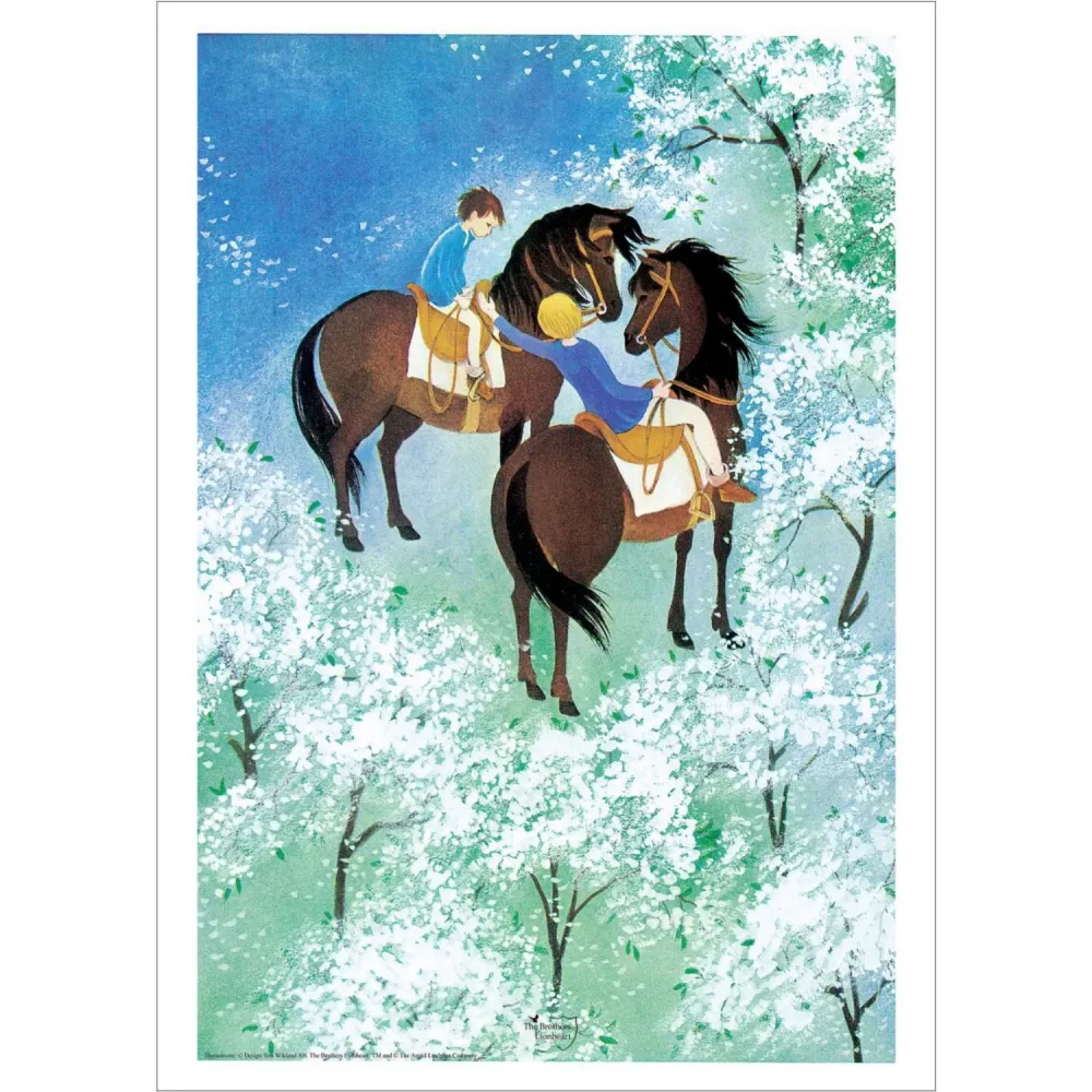 Poster & Frame Astrid Lindgren - Riding - Brothers Lionheart