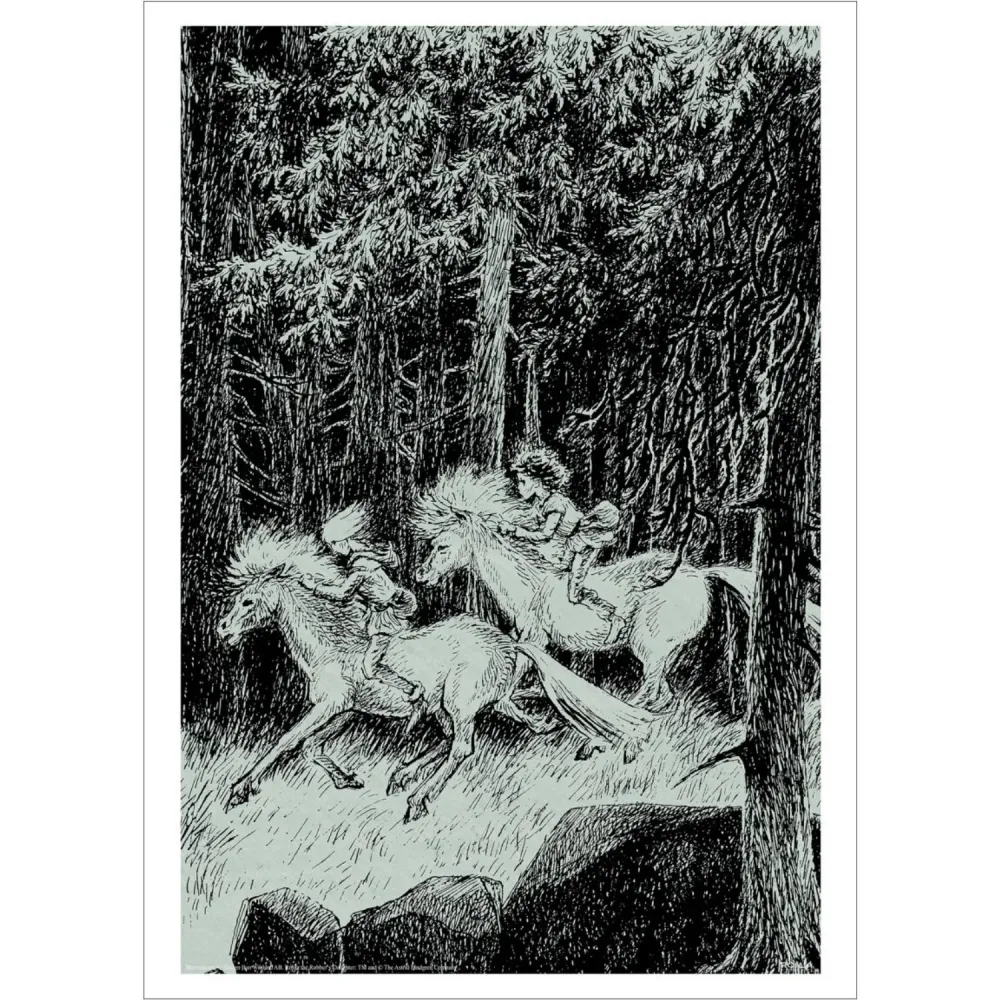 Poster & Frame Astrid Lindgren - Riding Wild - Ronja Robbers Daughter